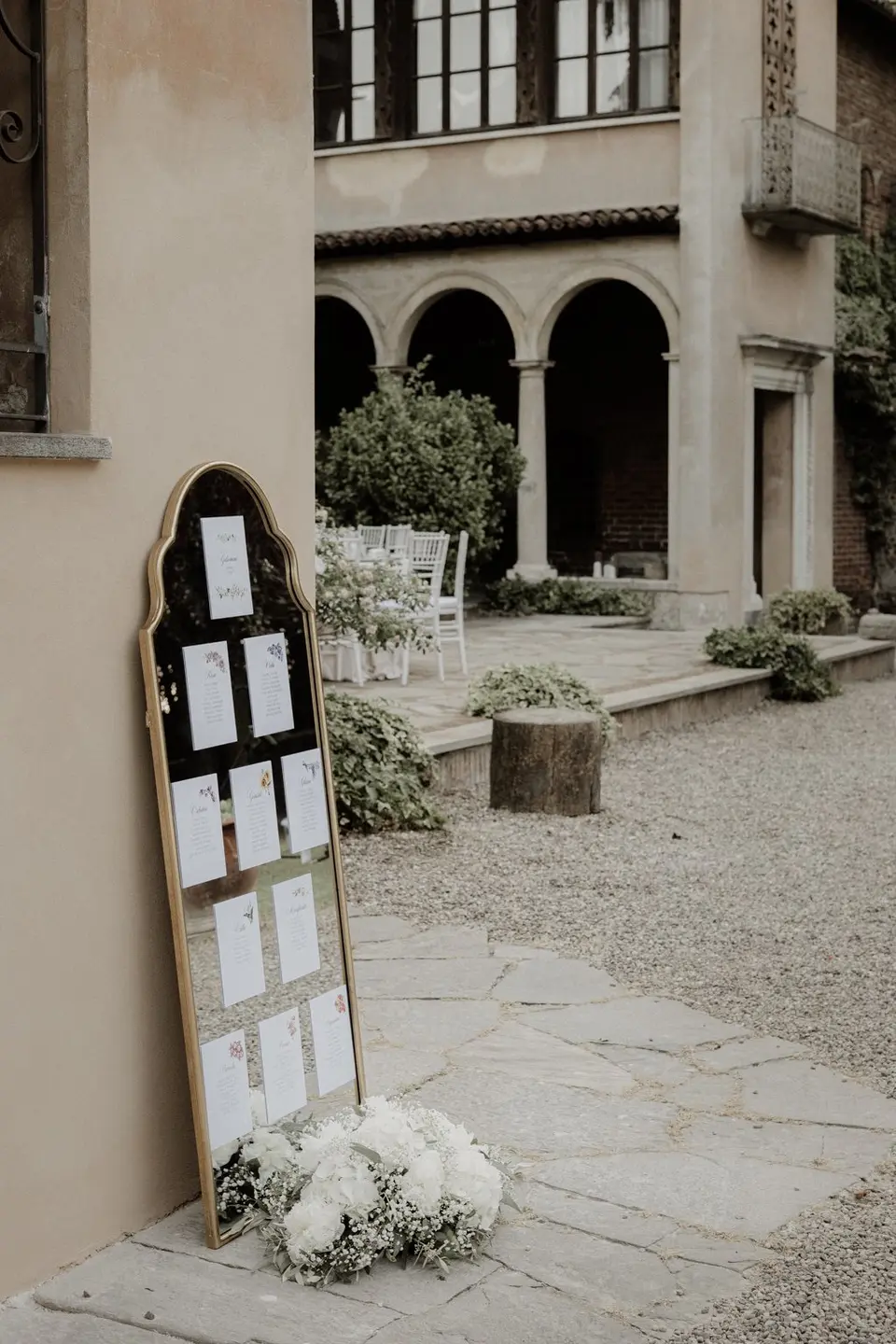 Tableau de marriage con specchio